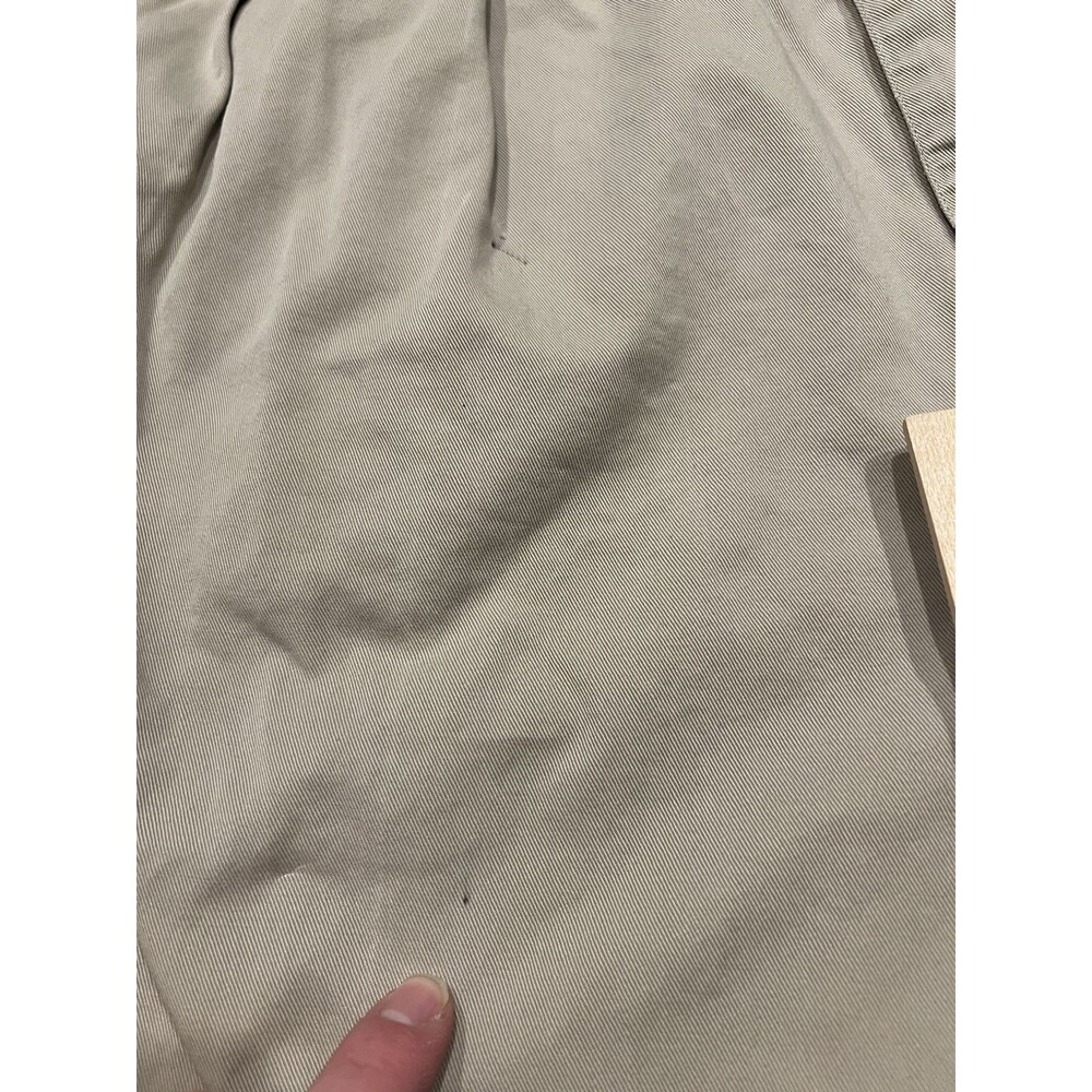 Vtg Polo Ralph Lauren Andrew Pant Mens 38x34 Khaki Pleated Chino 100% Cotton - Picture 9 of 10